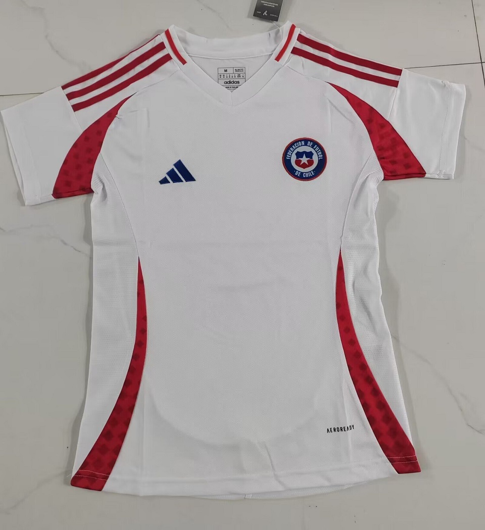 AAA Quality Chile Woman 2024 Away White Soccer Jersey